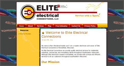 Desktop Screenshot of eliteelectricalconnections.com